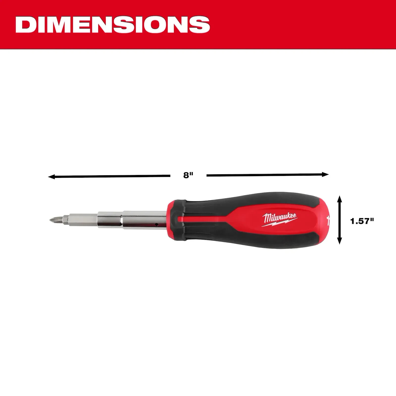 Milwaukee 48-22-2914 11-in-1 Magnetic Multi-Bit Screwdriver