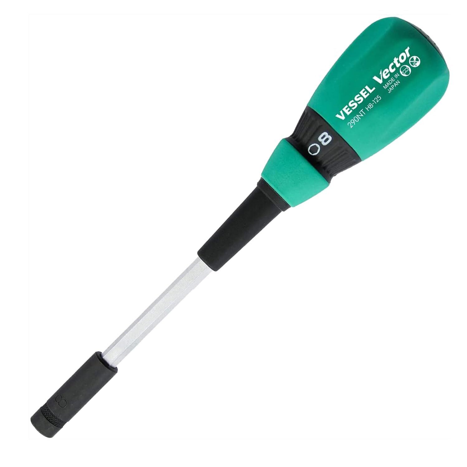 VESSEL Vector Nut Driver Width across flats 8.0mm