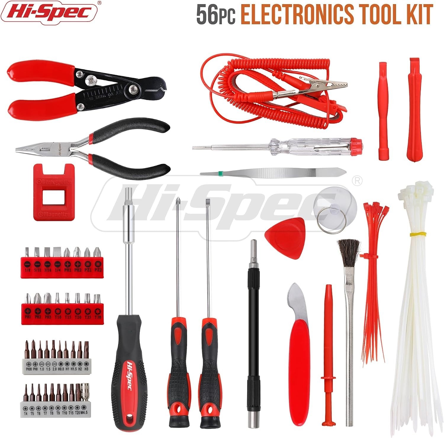 Comprehensive 56pc Electronics Repair Set for Everyday Fixes