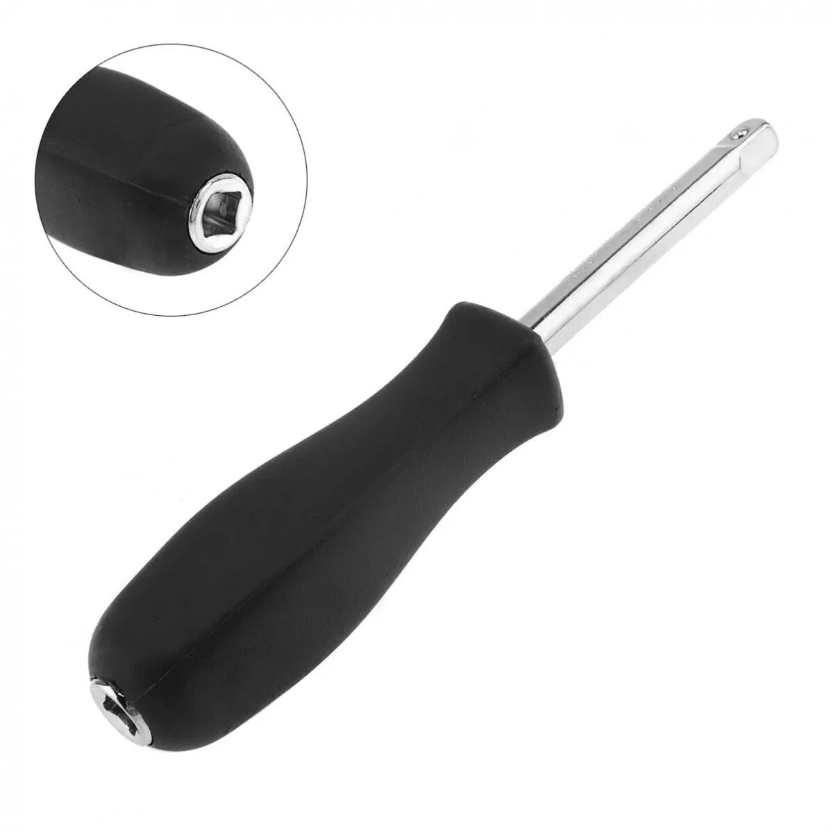 4 Pack 1/4″ Socket Driver Handle Standard with internal 1/4″ Female End Spinner