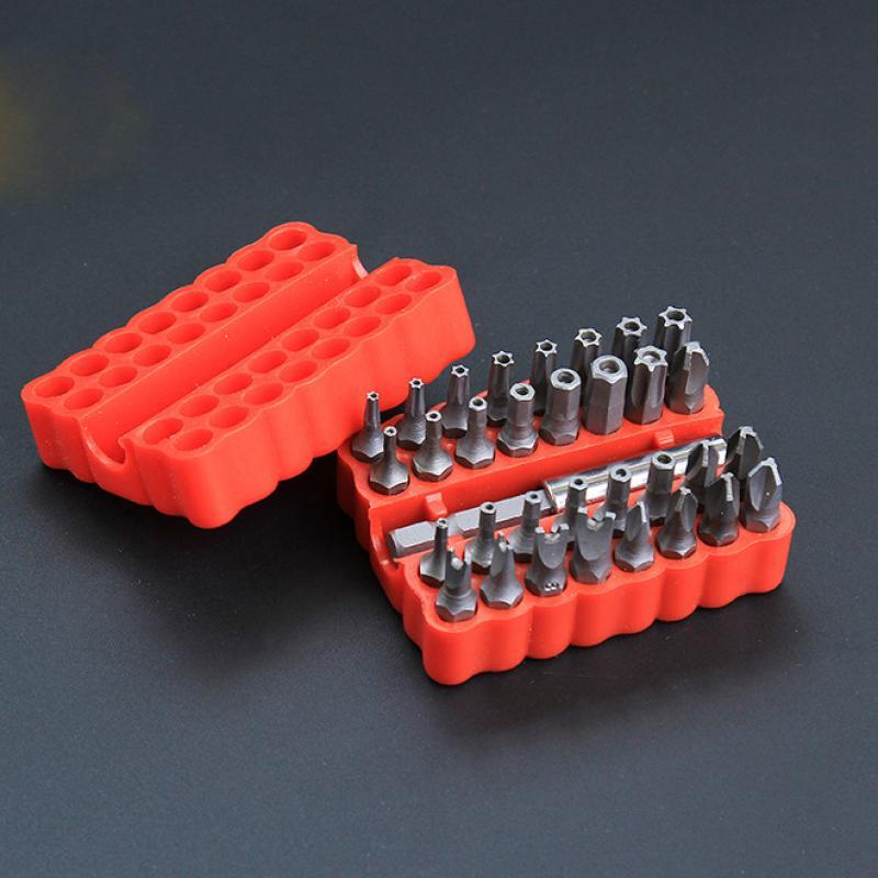 33Pcs Tamper Tri Wing Screwdriver Proof Security Torq Hex Star Spanner Torx Bit