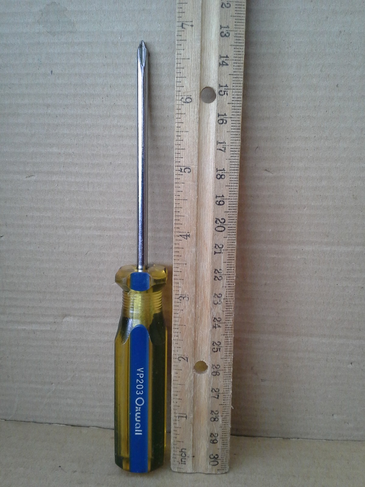 Vintage. OXWALL USA VP203 Phillips #1 Chrome-Van Screwdriver. VGC