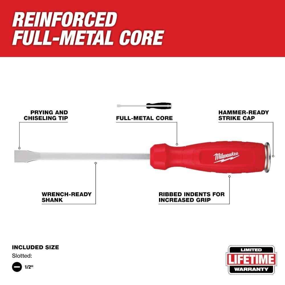 Milwaukee Tool 48-22-2859 1/2 In. Chisel Tip Demolition Driver