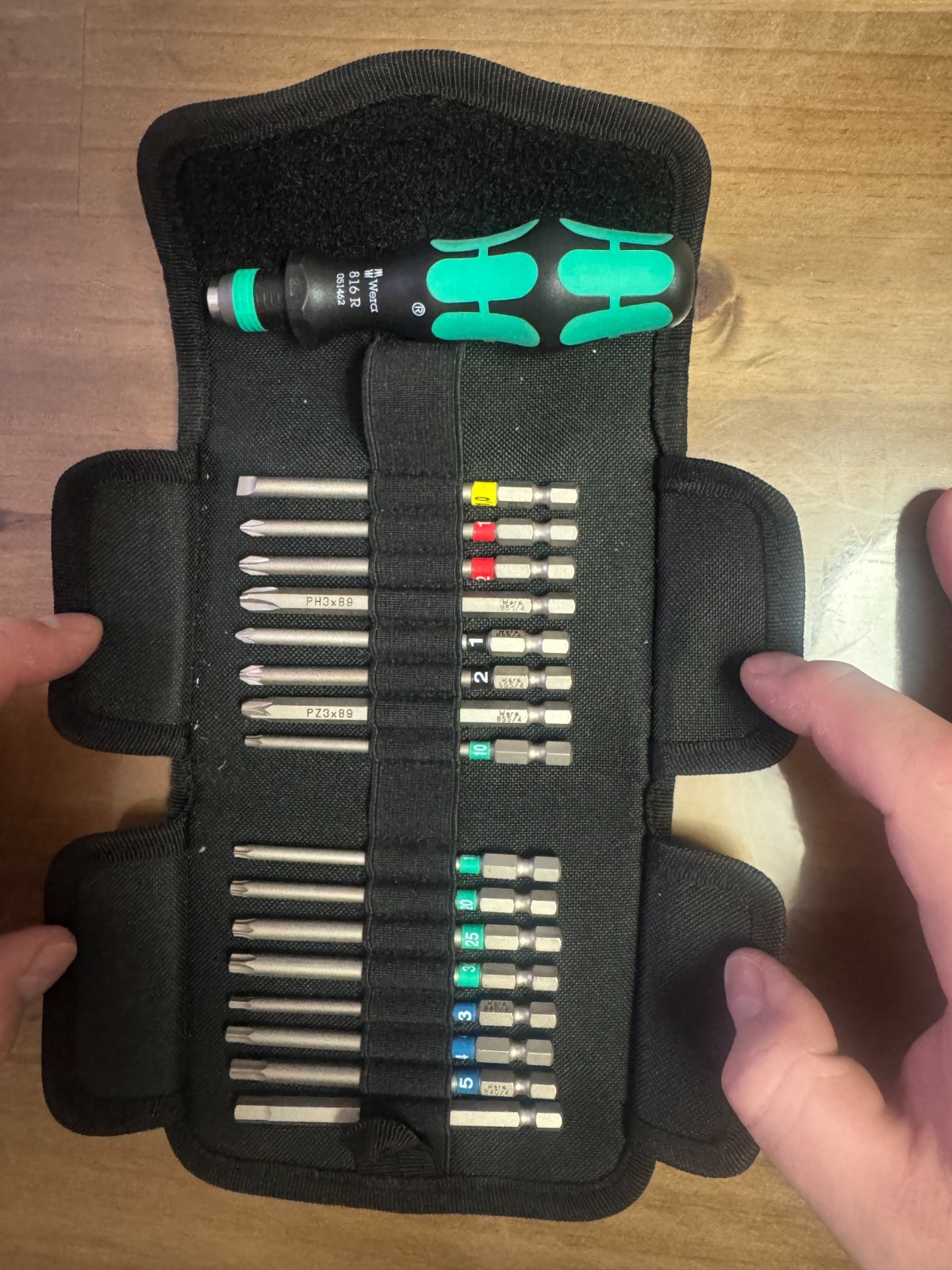 Wera Kraftform Kompakt 60 Screwdriver Pouch Set SAE 05051042001