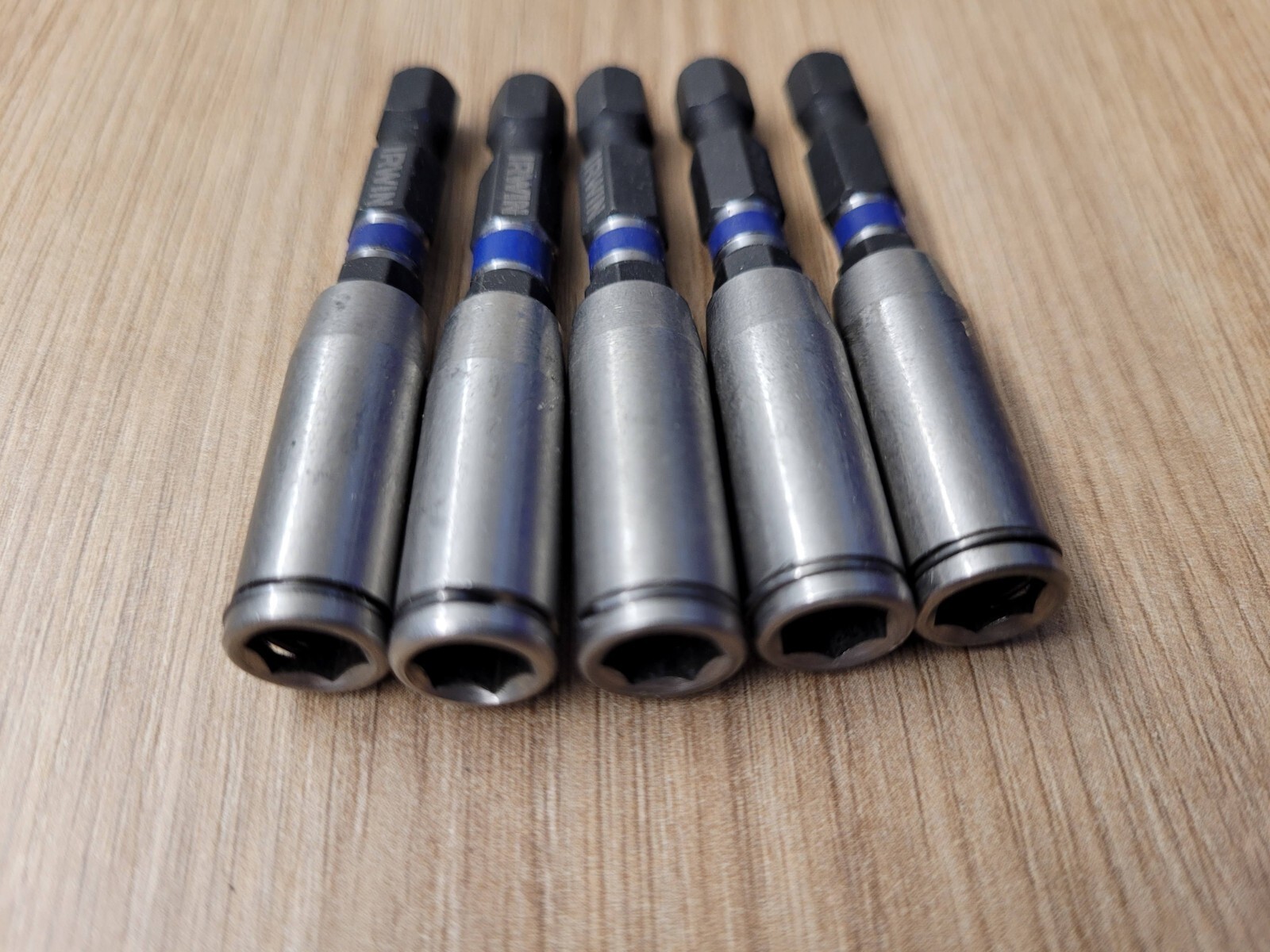 IRWIN Tools 1837577 Performance 2-1/4″ Impact Magnetic C-Ring Bit Holder, 5-pack