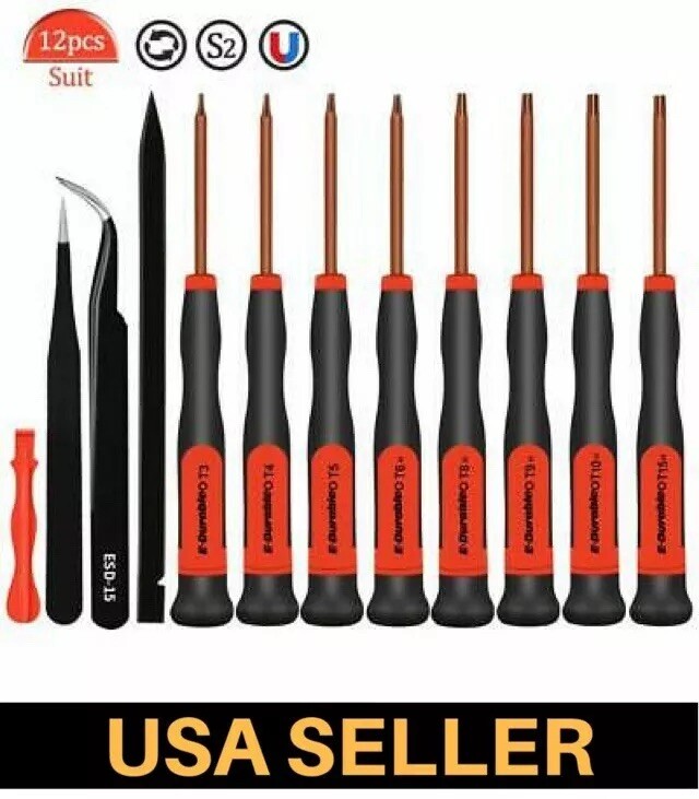 Torx Security Screwdriver Set T3 T4 T5 TR6 TR8 T9H T10H TR15 Macbook Mac Mini Ki