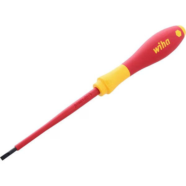 Wiha Insulated Slotted Screwdriver 9/64 in Round 32015 Wiha 32015 084705320151