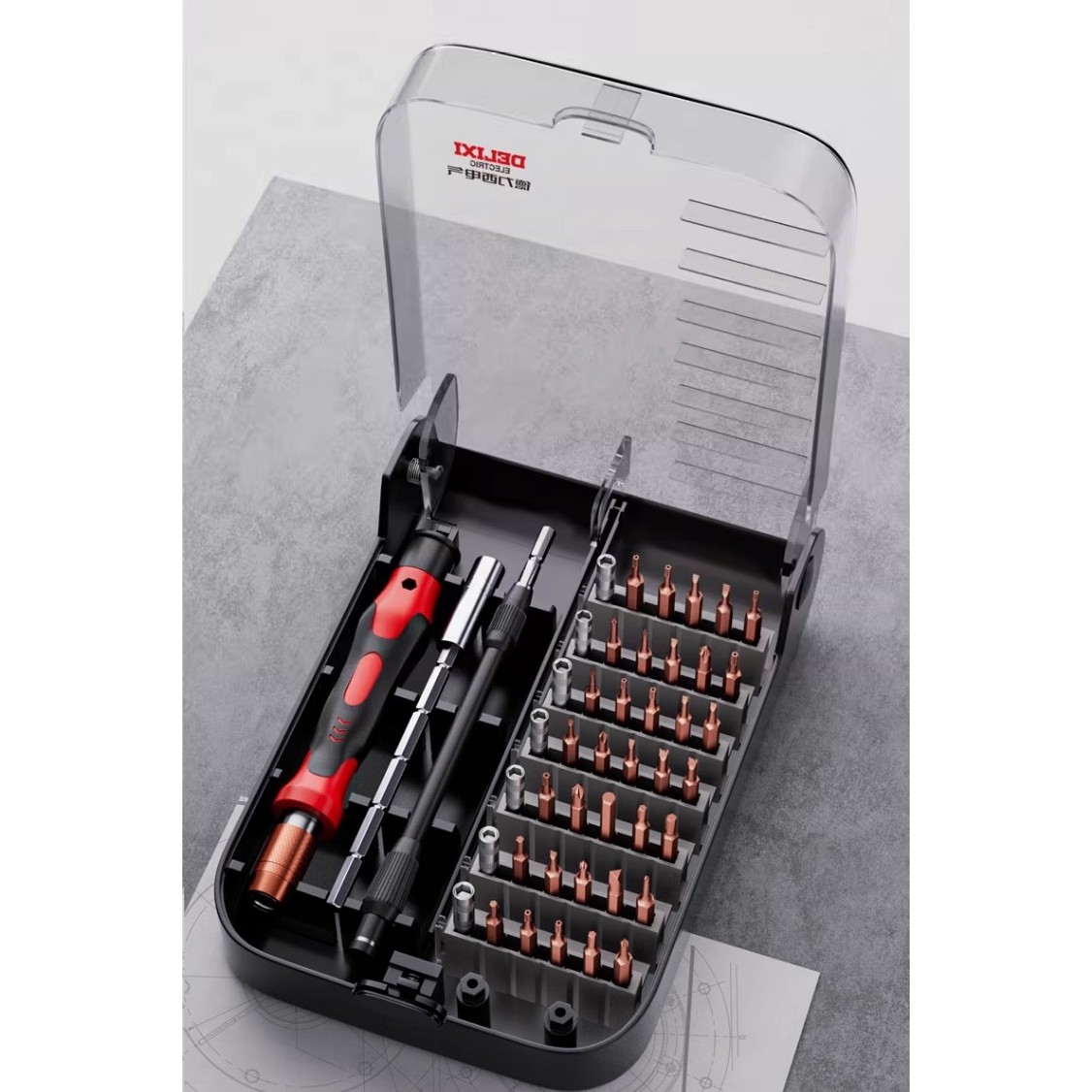 45-in-1 Precision Screwdriver Set for Engine Models, S2 Steel Magnetic Tool Kit