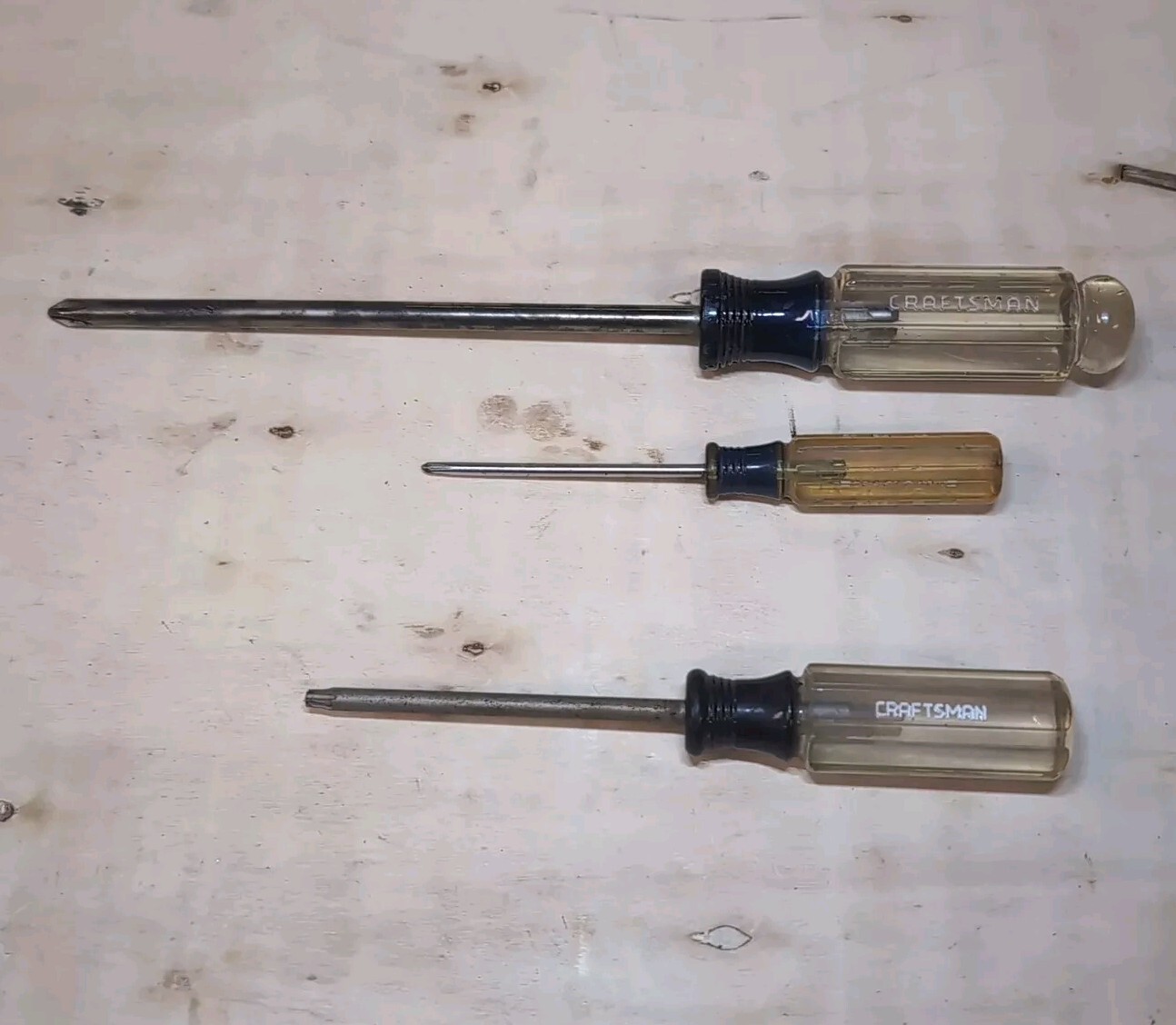 Lot Of 2 Vintage Craftsman Screwdrivers &( 1 ) – T20 torx Driver