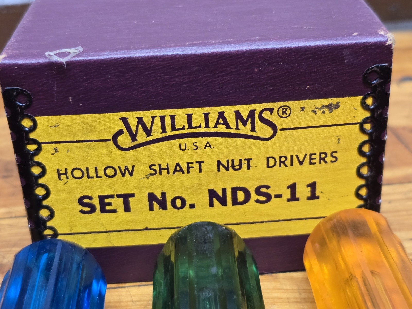 Williams 11 Pc Nut Driver Set 3/16″ Thru 5/8″ SAE USA NDS-11 In Box Excellent