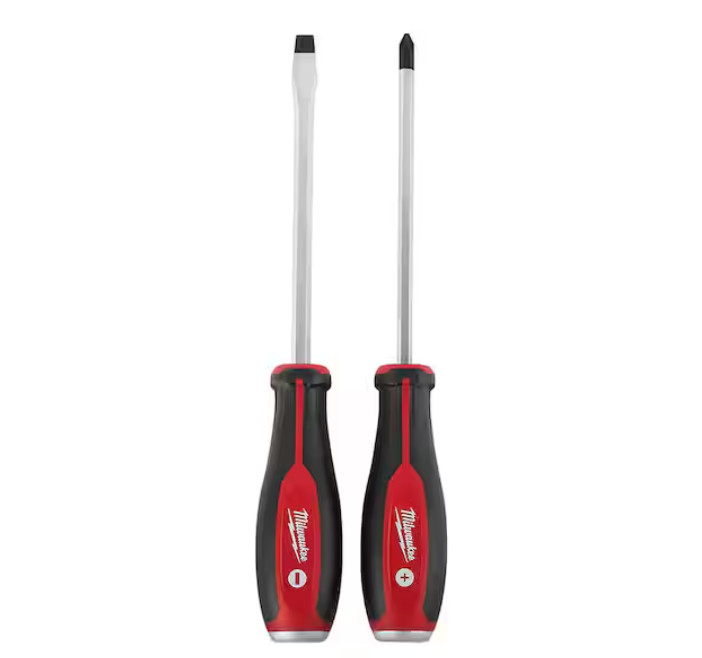 Demo Screwdriver Drivers With Steel Caps (2-piece) | Milwaukee Demolition Set