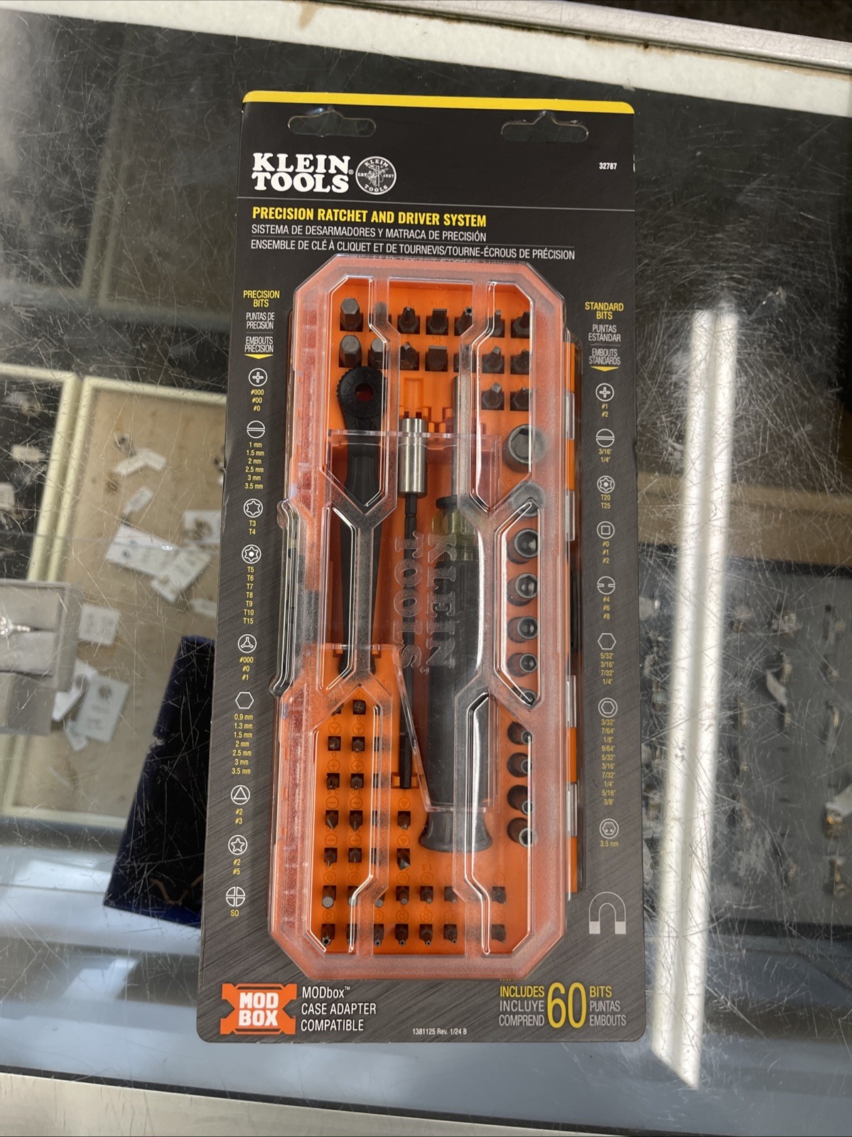32787 64-Piece Micro-Ratchet Bit Precision Driver Set with Modular Case, Magneti