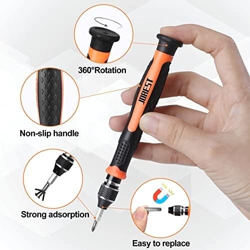24Pcs Small Precision Screwdriver Set with Torx T5 T6 T8 T9, Y00, Star P5, Mini.