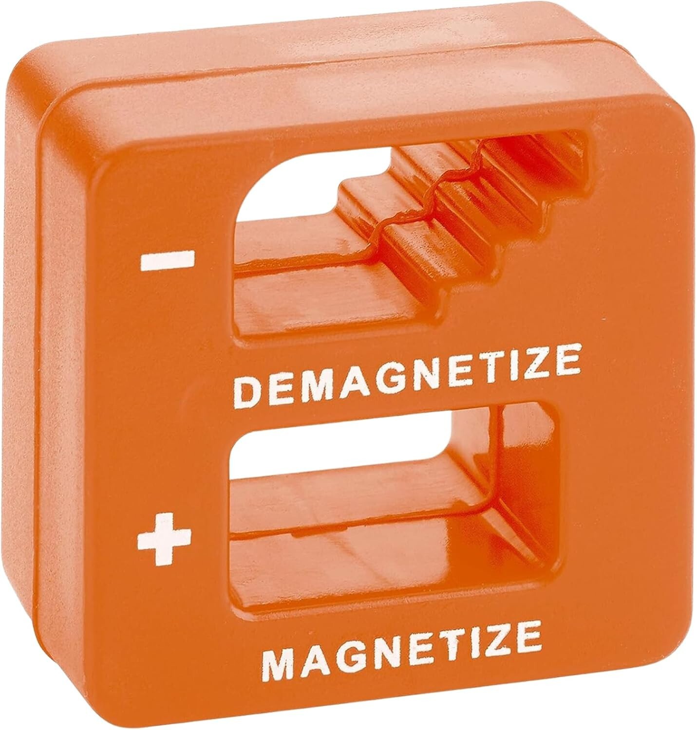 Demagnetizer and Magnetizer – Orange – for Screwdrivers Tips, and Bits