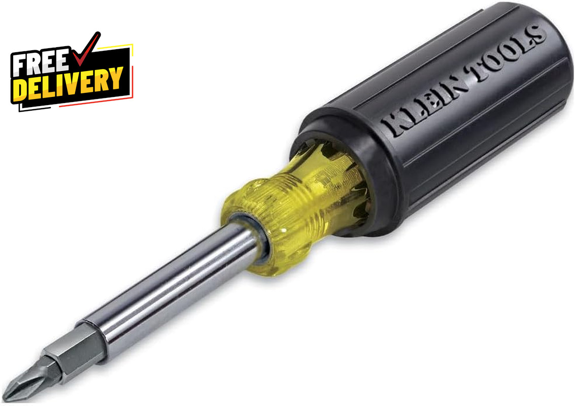 32500 11-In-1 Screwdriver / Nut Driver Set 8 Bits (Phillips, Slotted, To…….