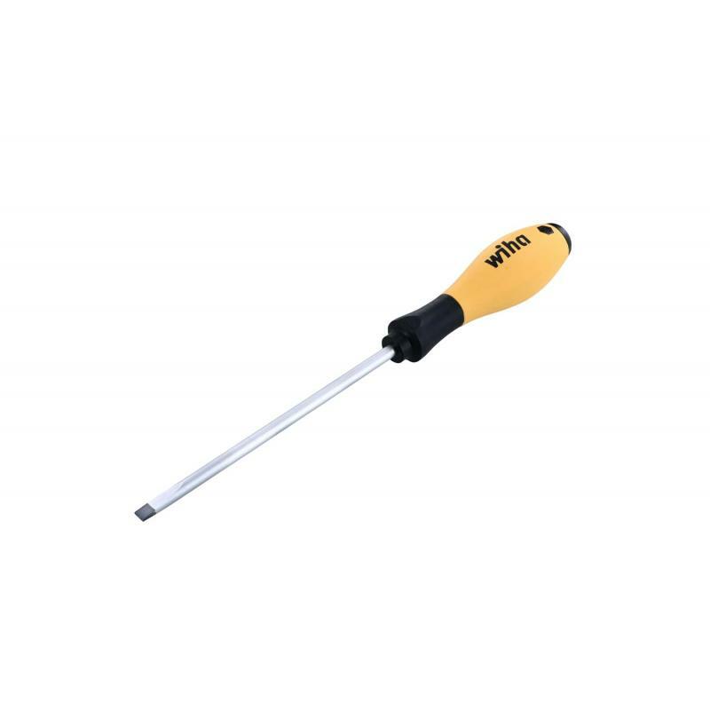 Wiha Tools 30246 ESD SoftFinish Slotted Screwdriver, 5.5 mm x 125 mm