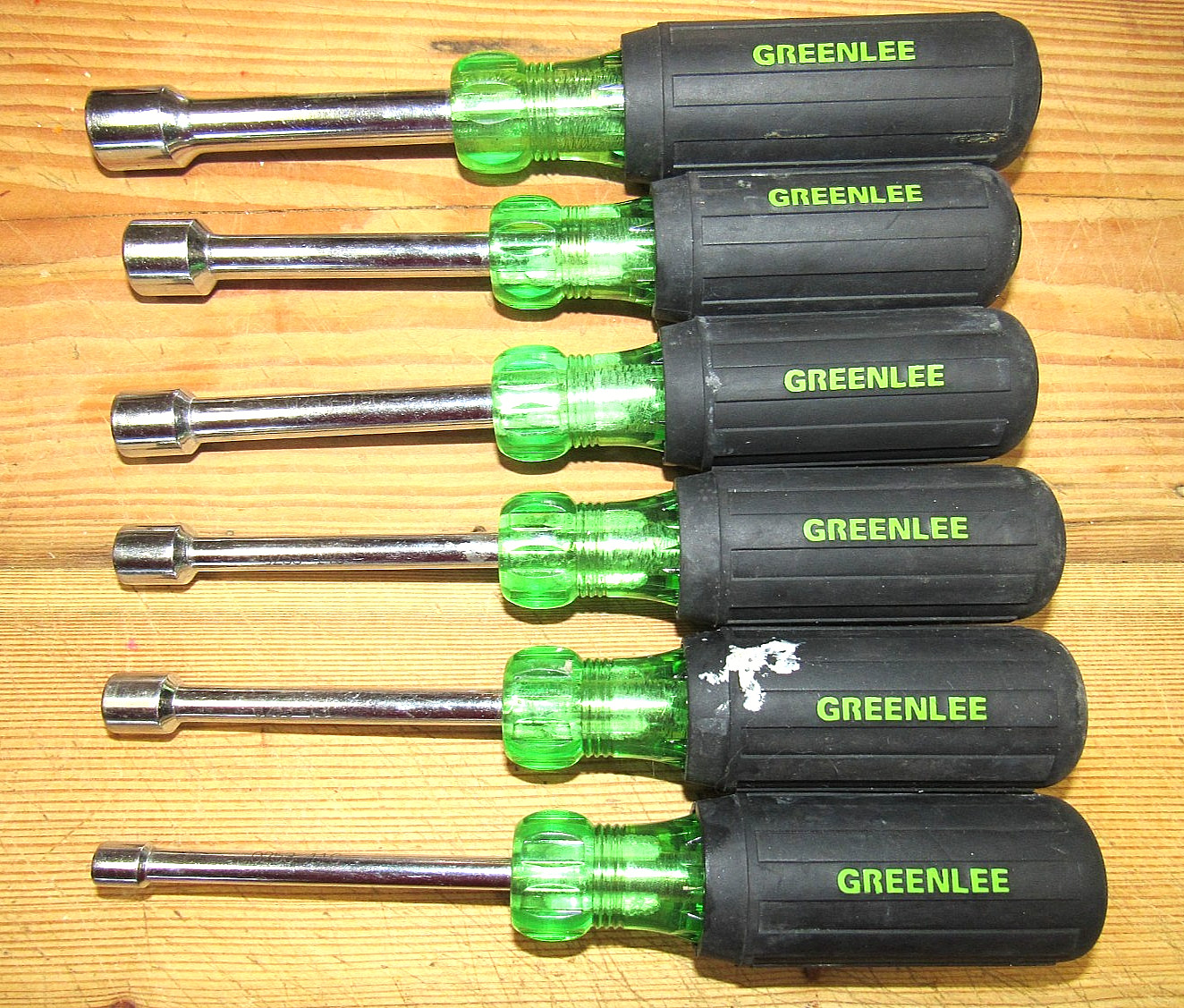 Greenlee 0253-16C 6 Piece Rust Resistant Nut Driver Set with Soft Cushioned Grip