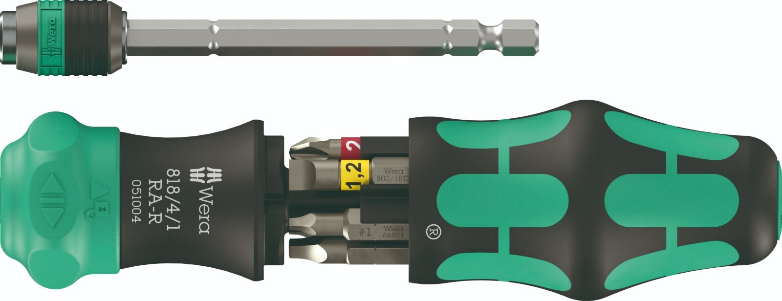 Wera Kraftform Kompakt 26 RA-R Ratcheting Screwdriver Set With Pouch 05051516001