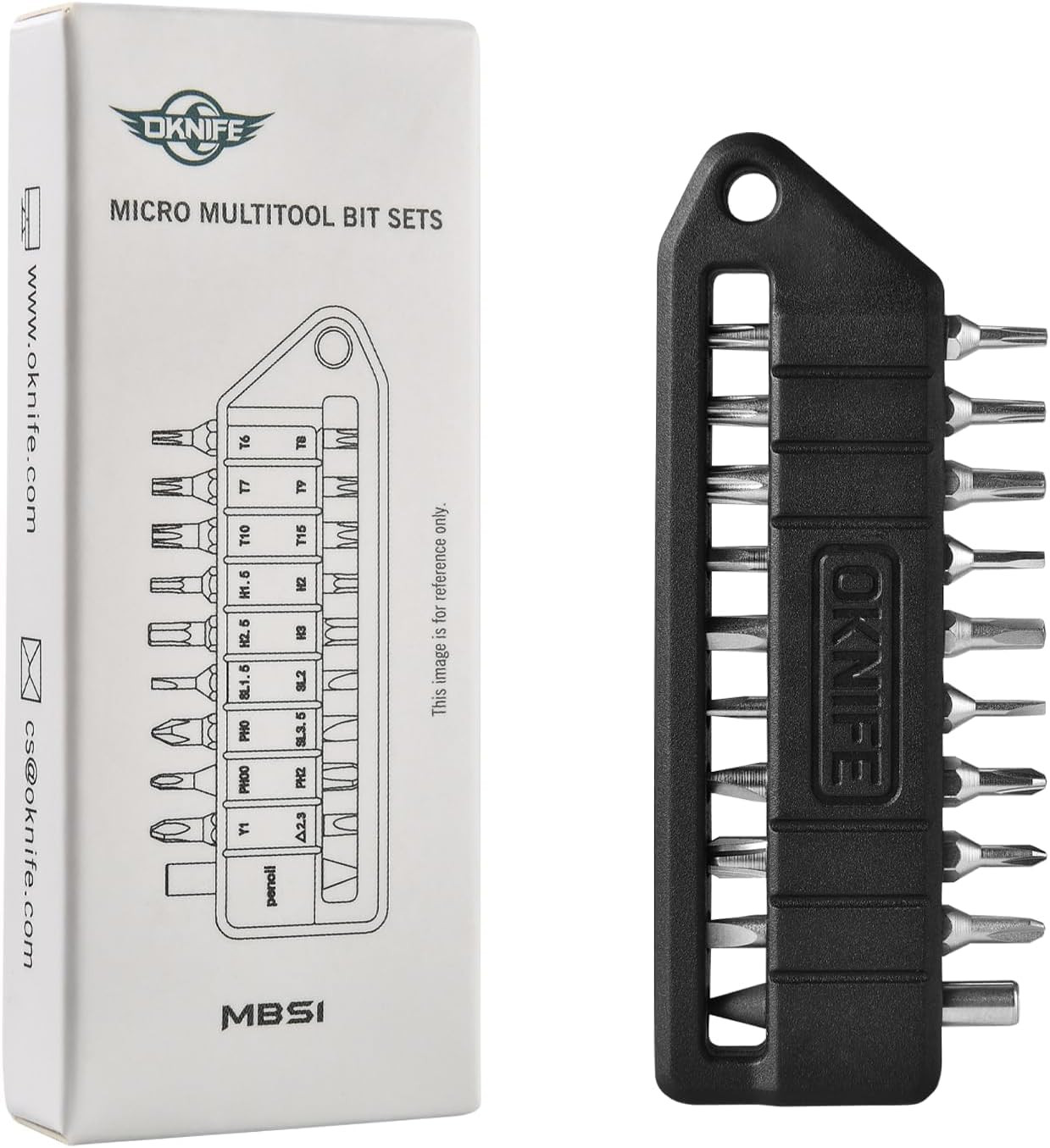 MBS1 4Mm Hex Bit Screwdriver Set, 9 PCS Durable S2 Tool Steel Double-Ended Bit S