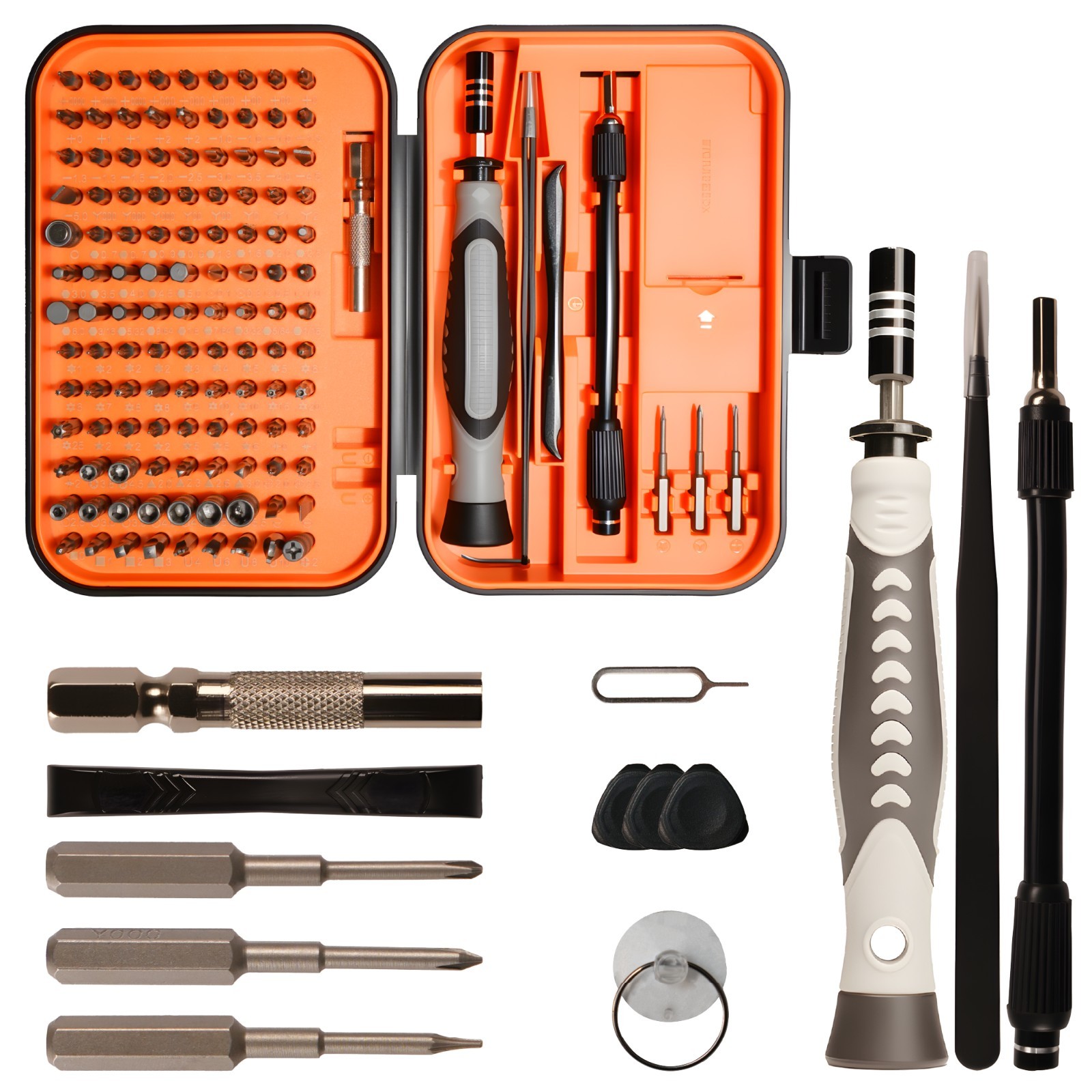 150Piece Electronics Repair Kit Precision Screwdriver Set S2 Bits with Case