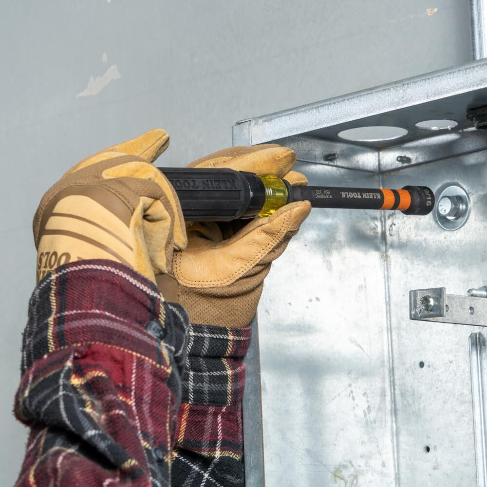 Klein Tools 6 Piece Magnetic Nut Driver Set with Ratcheting Handle