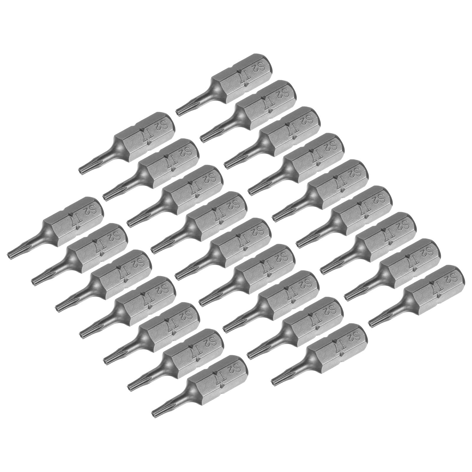 25pcs Torx Bits 1/4″ Magnetic Screwdriver T7 Screw Driver Bit S2 Alloy Steel