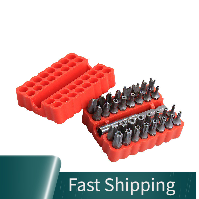 33PCS Torx Security Bit Set – Hex Star Spanner & Tri-Wing Tamper-Proof Tool US