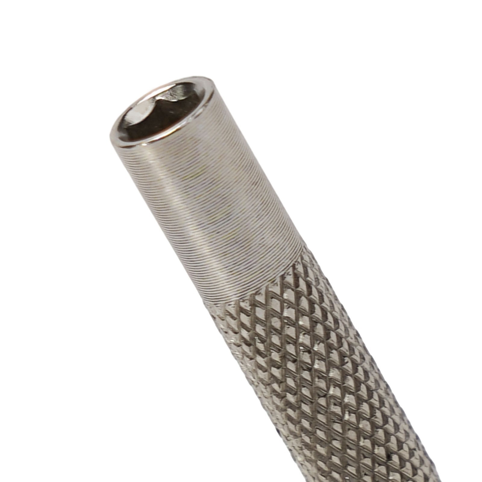 Silver 6.35mm 1/4″ Insert Bit Adapter 5PCS Hex 6.35mm Electric Screwdriver