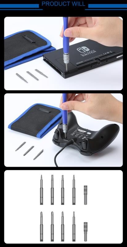 17Pcs Tool kit Security Nintendo Switch Xbox 360 PS4 Console Controller Joycon 1