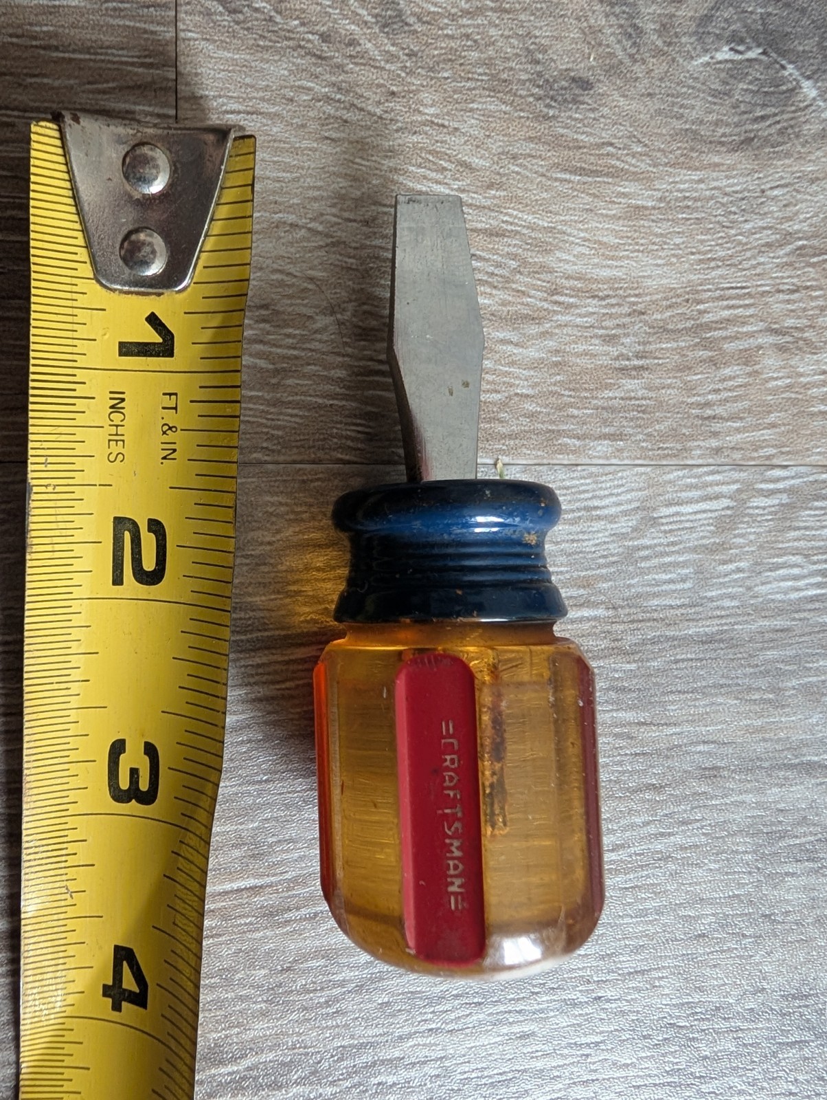Craftsman Flathead Screwdriver 3 1/2 inches long Stubby Hand Tools