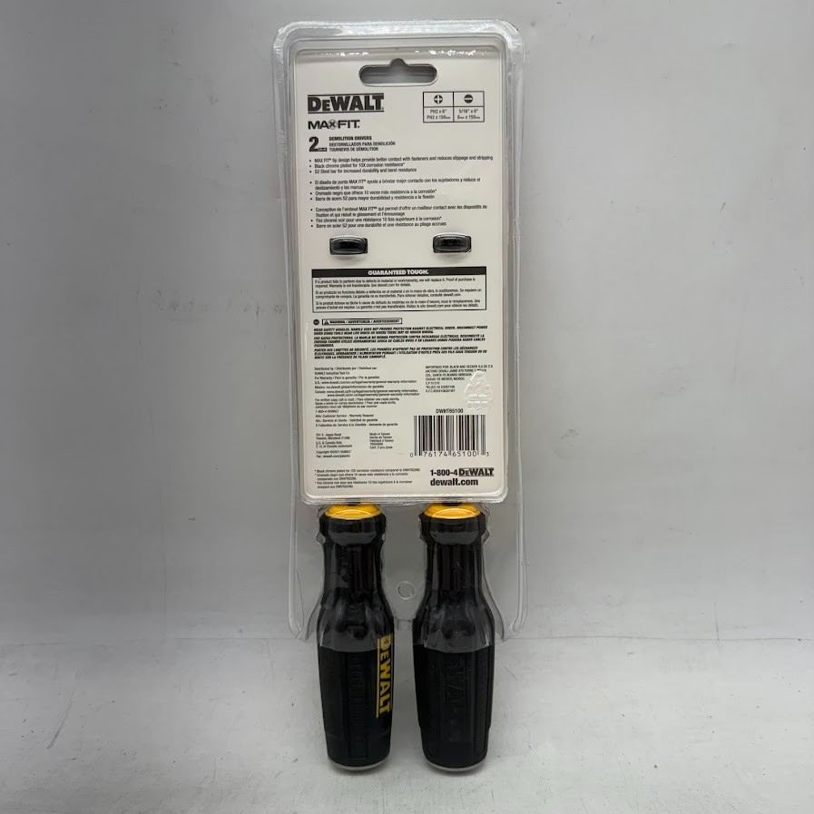 DEWALT TOUGHSERIES Demolition Combination Screwdriver Set (2-Piece)