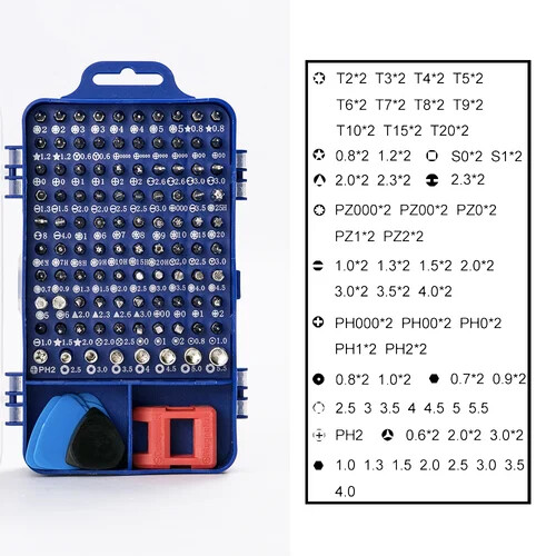 TORX Star Hex Key 90 Bit Set Pocket Knife Drone PC Fidget Spinner Tune-Up Repair