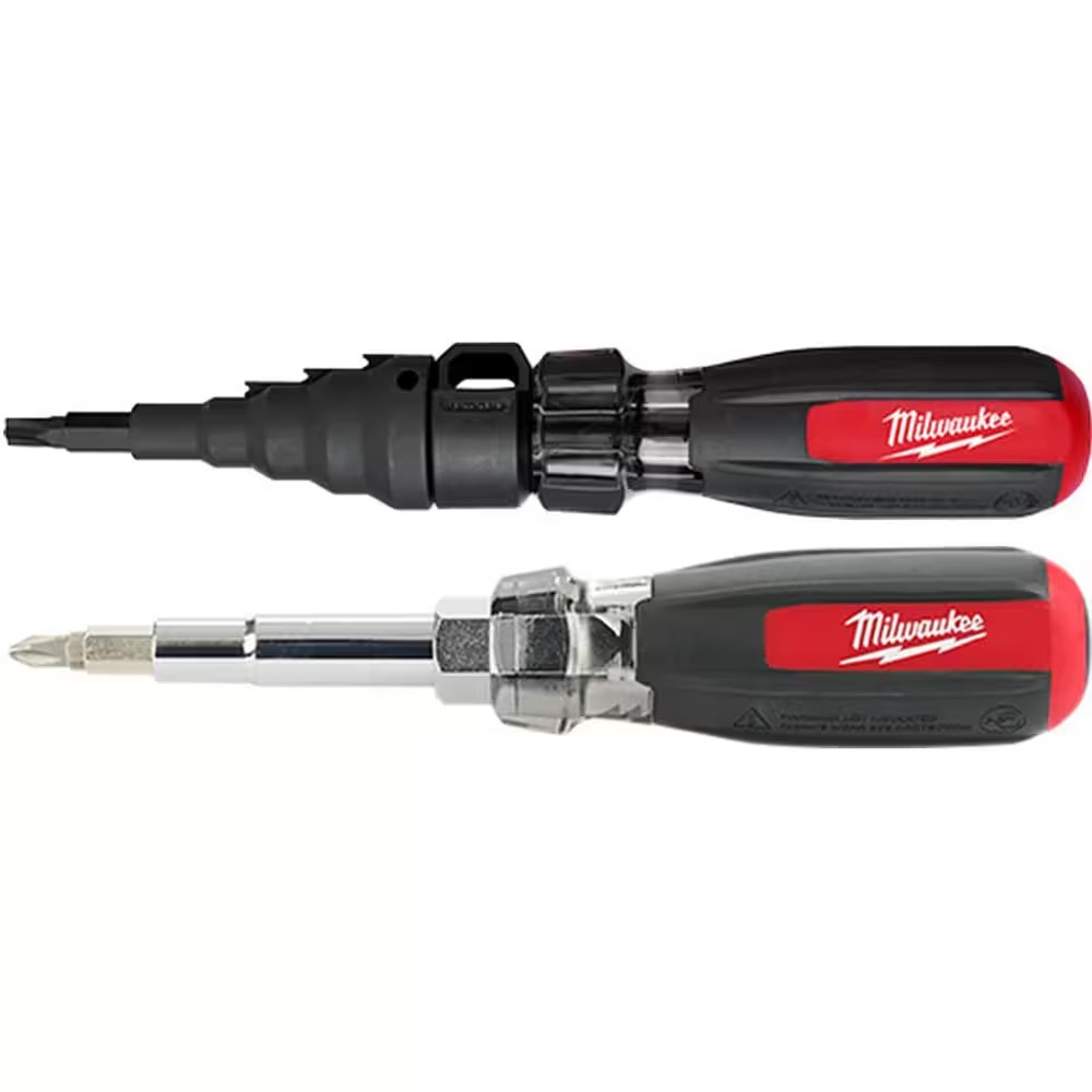 Milwaukee Multi Bit Screwdriver Set 7 In 1 Conduit Reamer 13 In 1 Driver Kit