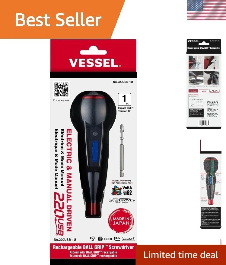 e-ASSIST Dual-Mode Screwdriver | High Torque, Built-in LED Light, Lightweight