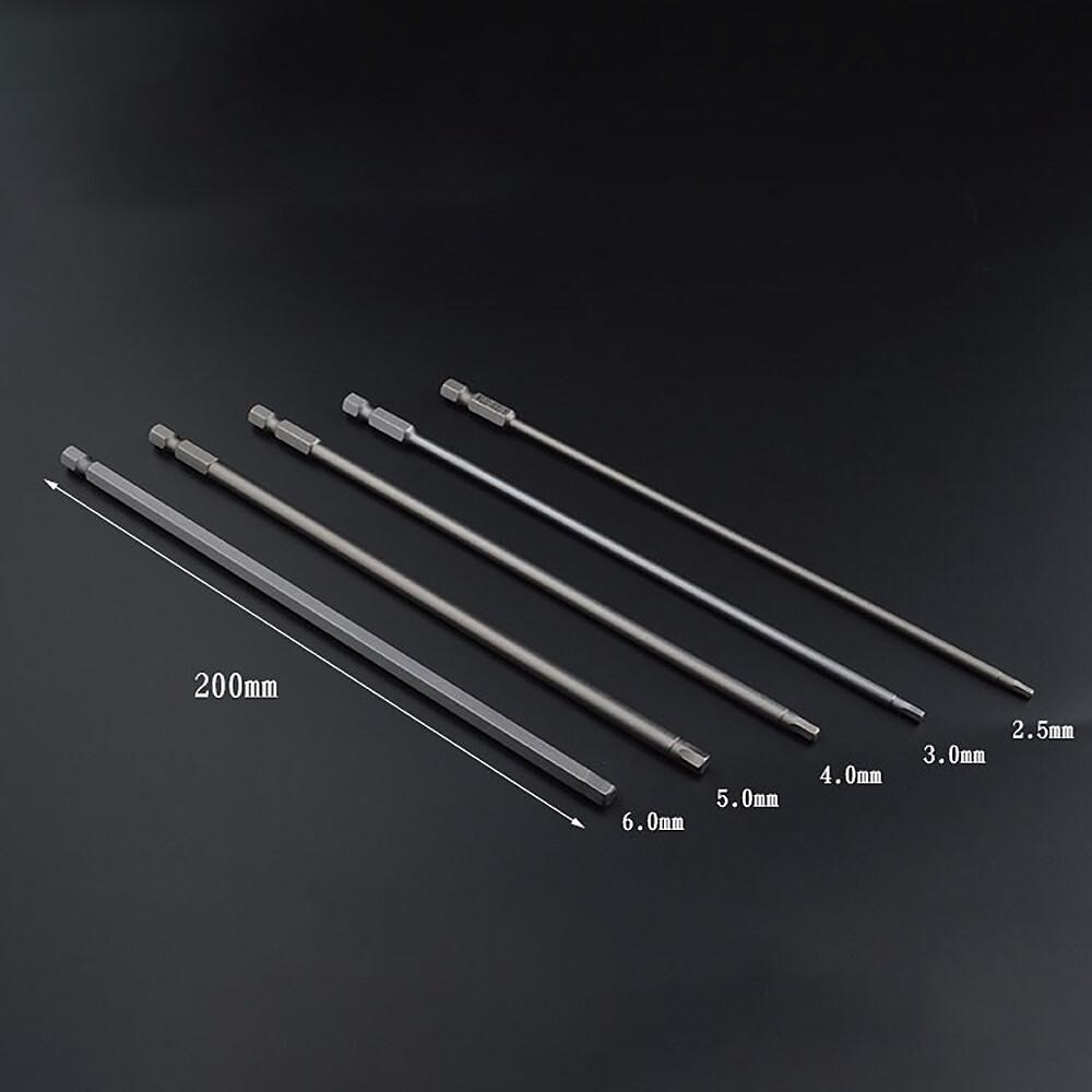 Hex Key Allen Bit Set 1.5-12mm Extra Long Magnetic Screwdriver Power Drill 1/4″