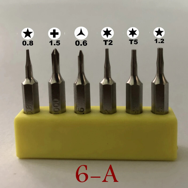 Torx Screwdriver Micro Bits Cell iPhone 78 XS 11 12 MacBook Hex System 4 Repair