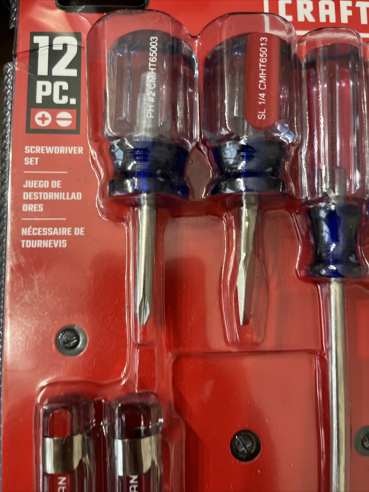 CRAFTSMAN 12pc SCREWDRIVER SET * CMHT65044 * NEW