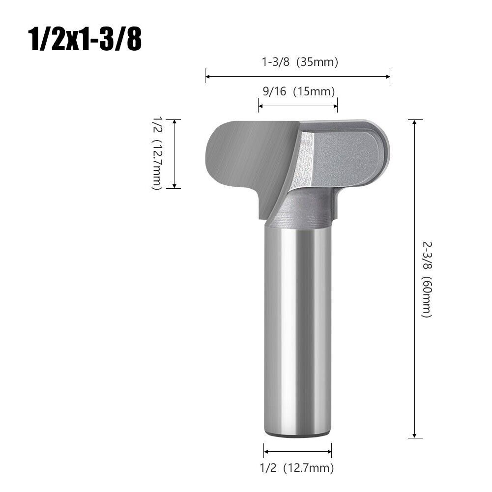 Woodworking Tool 1/2 12mm Shank For Woodworking Cutting Tool