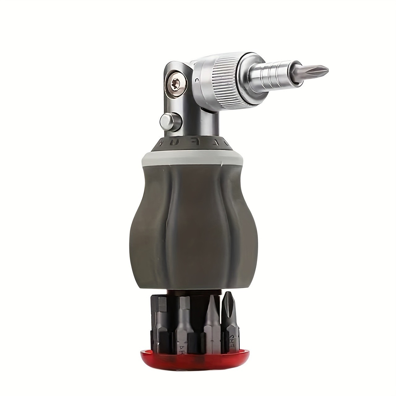 Multi-Angle Ratchet Screwdriver Set – 8 Bits, Adjustable for Tight Spaces