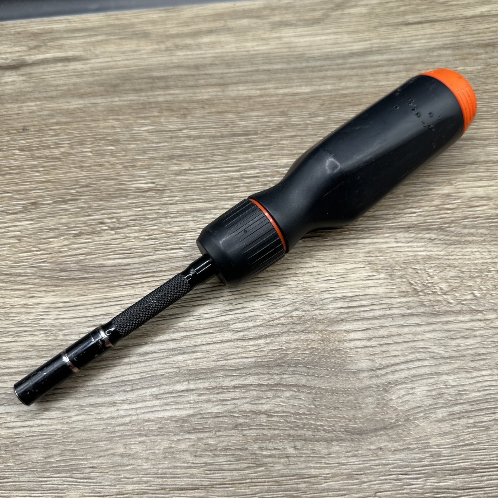 LTT Screwdriver Black Shaft – Orange/Black Handle Special Rare W/ Bits