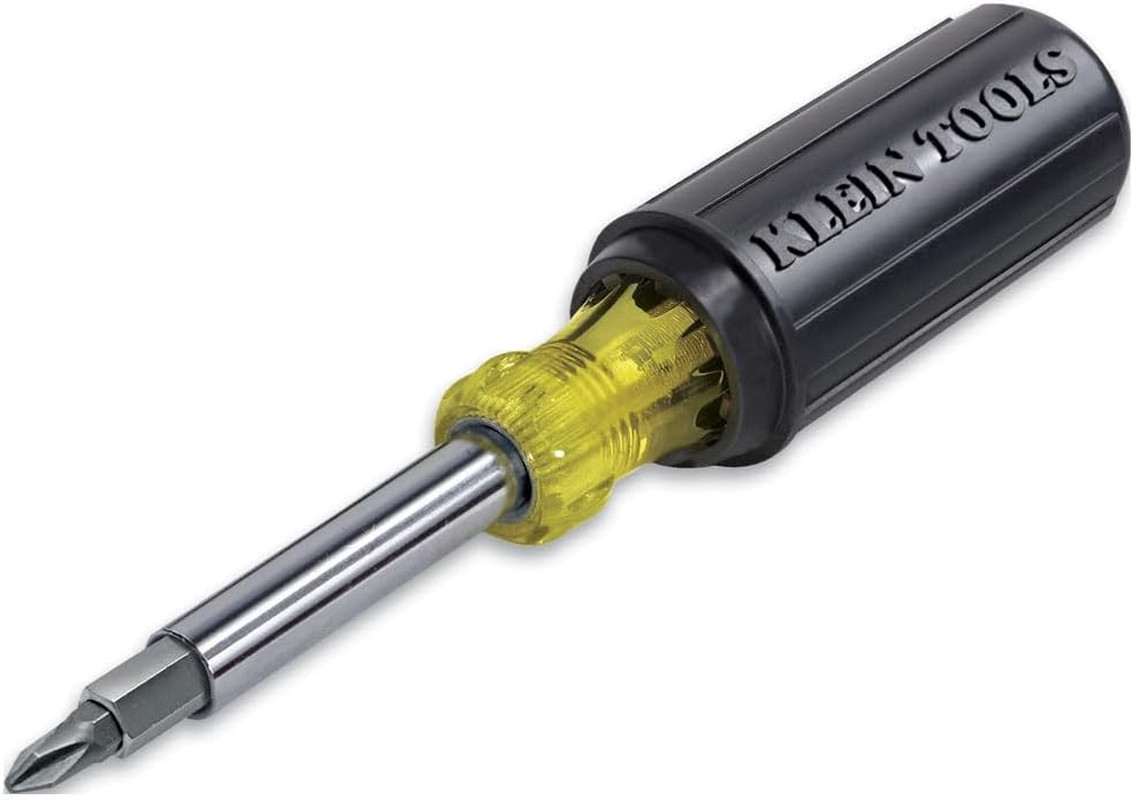 32500 11-In-1 Screwdriver/Nut Driver Set, 8 Bits (Phillips, Slotted, Torx, Squar