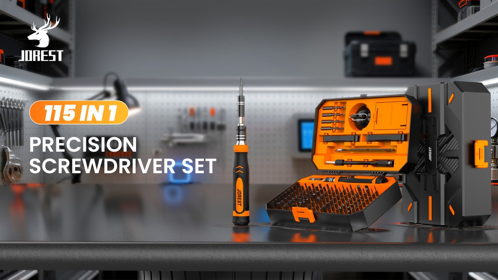 115-in-1 Precision Screwdriver Set – Magnetic Repair Tool Kit for PC, Laptop, iP