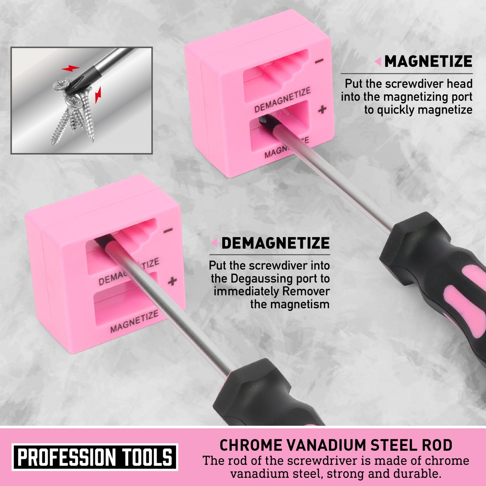 Amartisan Magnetic 43-in-1 Set Premium 6150 Chromium Vanadium Steel Screwdriver
