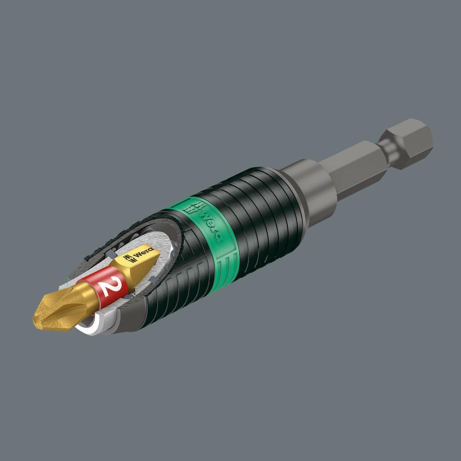 Wera 05053923001 Rapidaptor BiTorsion Universal Bit Holder