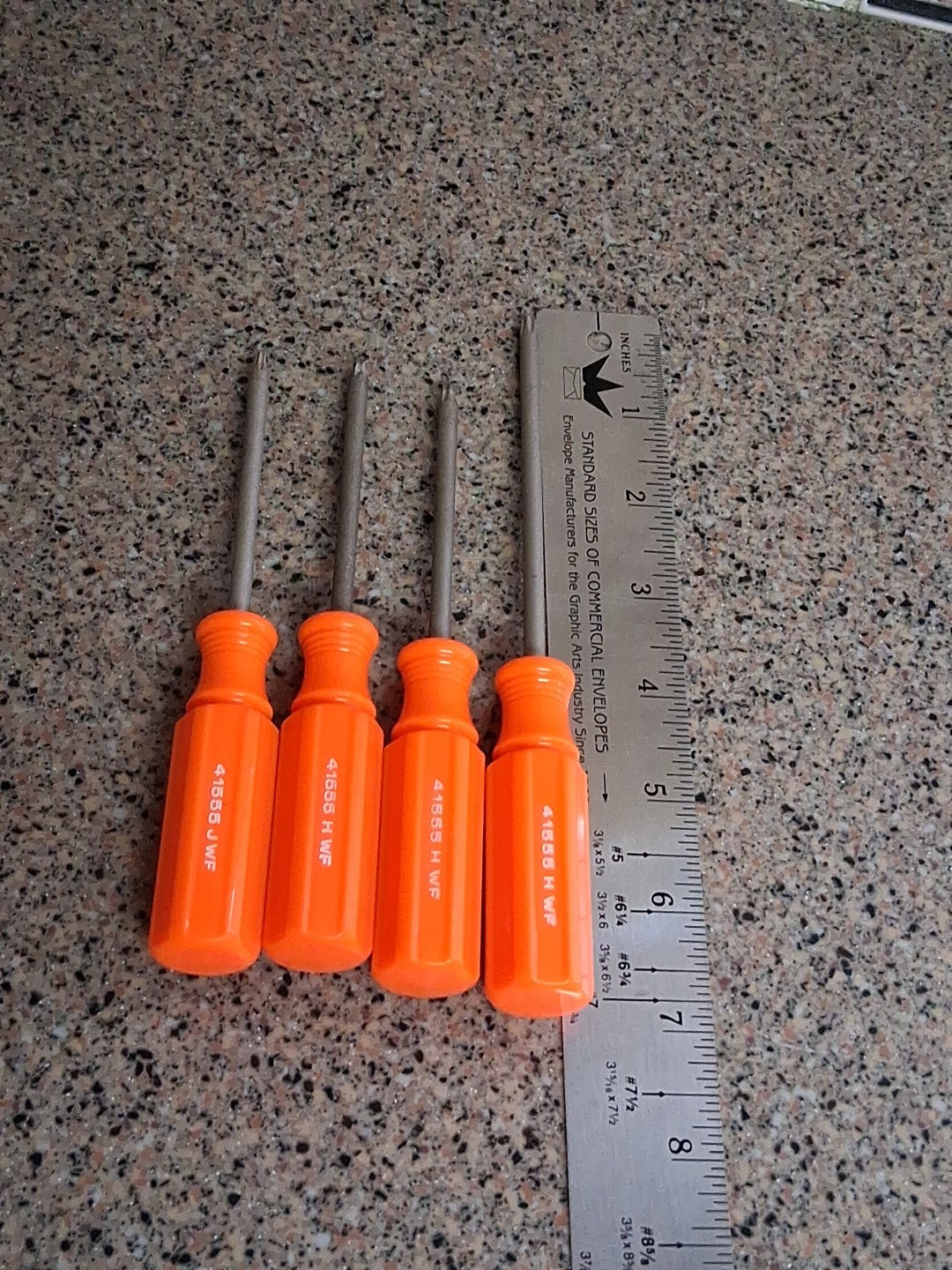 VTG Craftsman USA T10 T15 T20 T25 Orange High Visibility Torx Screwdriver