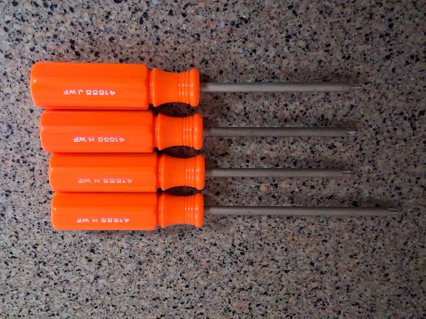 VTG Craftsman USA T10 T15 T20 T25 Orange High Visibility Torx Screwdriver
