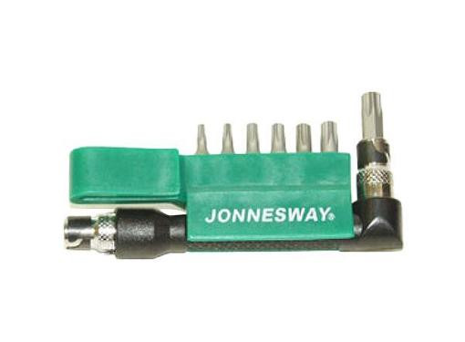 JONNESWAY 24 Pcs 1/4″ Dr Bit Set ( 8xPHILLIPS, SLOTTED, 8xHEXAGONAL & 8xTORX )