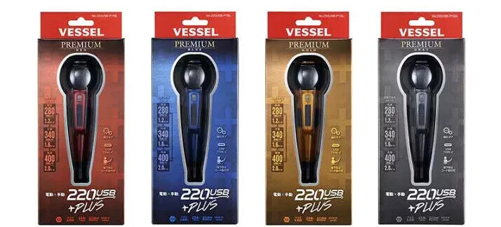 Vessel 220USB-P1 Electric Screwdriver Ball Grip 3speed Torque Mode 5 Color Types