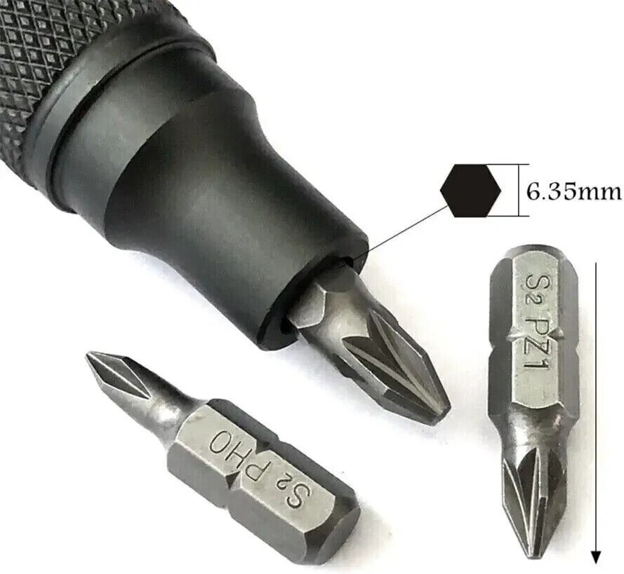 Metal Magnetic Handle For 1/4″ Screwdriver for 1/4″ Bits Tool