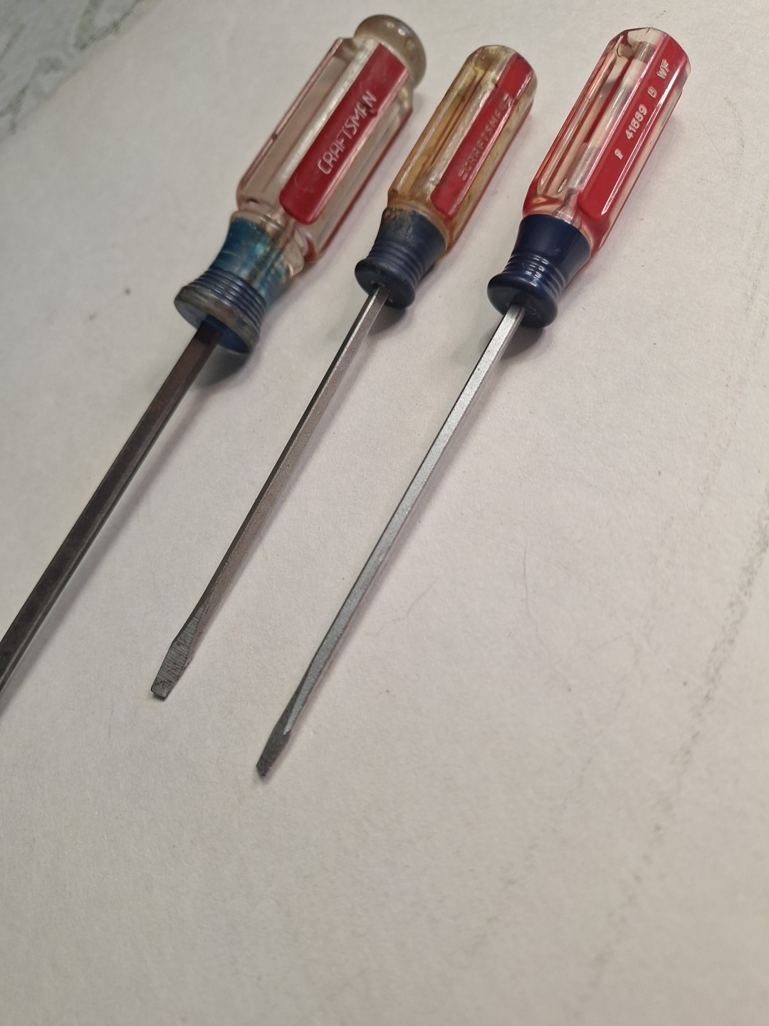 Craftsman Screwdrivers Long Reach 12″ Long 3/8″ #41582.. 2-#41589 See Photos FF